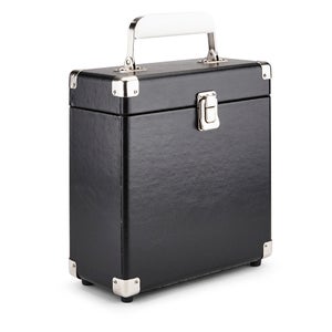 GPO Retro Portable Carry Case for 7-Inch Vinyl Records - Black