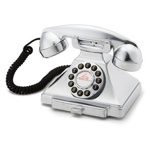 GPO Retro 1929S Classic Carrington Push Button Telephone - Chrome