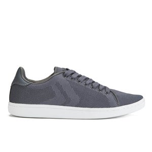 Crosshatch Men's Cross Shot Mesh Trainers - Smoked Pearl