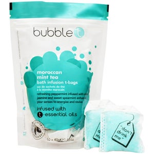 Bubble T Bath Infusion T-Bags - Moroccan Mint Tea 10 x 40g