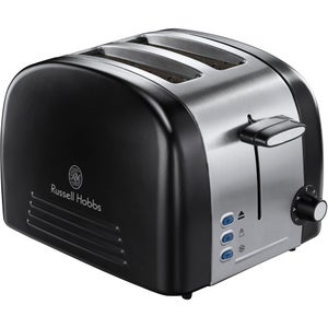 Russell Hobbs 18046 Ebony 2 Slice Toaster - Black