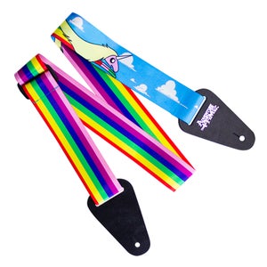Adventure Time Lady Rainicorn Fabric Guitar Strap