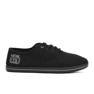 Henleys Men's Stash Canvas Pumps - Black