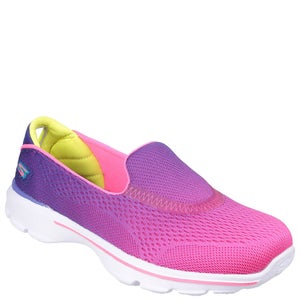 Skechers Kids' Go Walk 3 Shoes - Purple/Pink