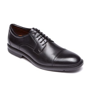 Rockport Men's City Smart Cap Toe Brogues - Black