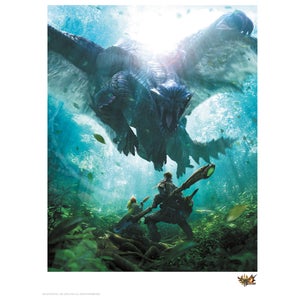 Monster Hunter 'Encounter' Art Print - 14 x 11