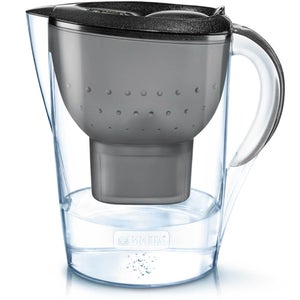 BRITA Marella Cool Water Filter Jug - Black Glitter (2.4L)