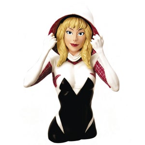Monogram Marvel Comics Spider-Gwen Unmasked Bust Bank