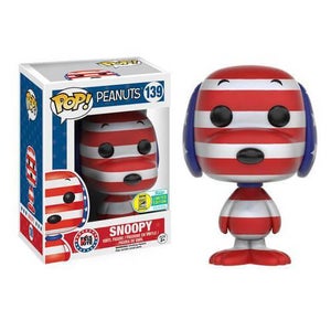 Peanuts Patriotic Snoopy Pop! Vinyl Figure SDCC 2016 EXC