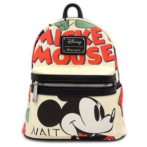 Disney Loungefly Mickey Mouse Classic Mini Backpack