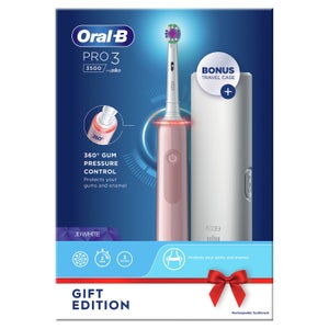 oral b pro 3 3500 cross action black electric toothbrush