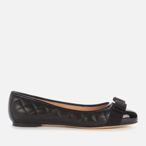 salvatore ferragamo quilted flats
