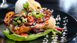 Smoked Cod with Stir-fried Vegetables