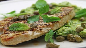 Cajun Turkey Steak and Avocado Salad