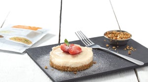 Cheesecake Proteica de Fresa