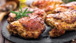 Muslos de Pollo al Ajillo
