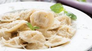 Tortellini con Ricotta y Espinaca al Limón