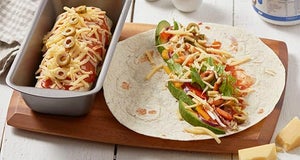 Vegetarischer Burrito | Fitness Snack Rezept