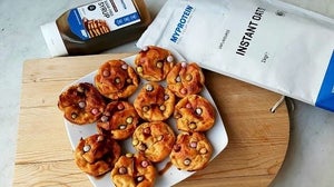 Proteinreiches Muffin Rezept | Smartie Wölkchen