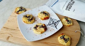 Gesundes Halloween Party Rezept | Protein Cookies mit Spinnen Look