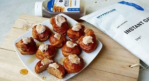 Gefüllte Zimt Muffins |  Protein Muffins Rezept
