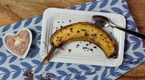 Gegrillte Banane | Gesundes Dessert | High Carb – Low Fat