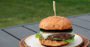 Fettreduzierter Cheeseburger | Gesundes Burger Rezept