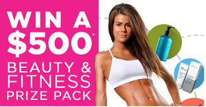 Win $500 Sophie Guidolin Beauty and Fitness Prize Pack