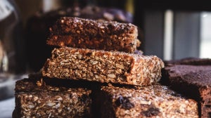 Double Chocolate Oat Squares
