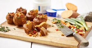 Savoury Sweet Potato Muffins | Buckwheat Recipe