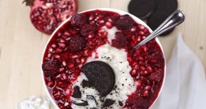 Raspberry Rice Pudding | 100% Vegan