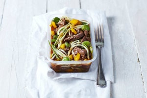 Low-Carb Teriyaki Beef Zoodles | 4-Day Beef Meal Prep