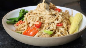 Tasty Peanut Chicken Noodles | Quick & Healthy Chicken Recipe