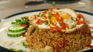 Chicken & Rice Stir Fry | Nasi Goreng