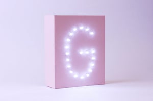 Upscale Your GLOSSYBOX Into A Personalised Letter Light
