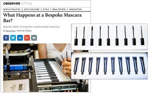 Observer Style: What Happens at a Bespoke Mascara Bar?