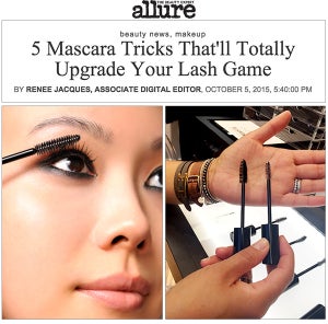 Allure: 5 Mascara Tricks That’ll Totally Upgrade Your Lash Game