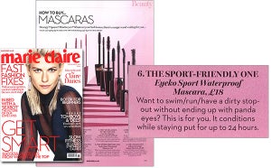 Marie Claire: Sport Waterproof Mascara