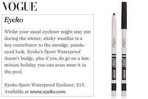 Vogue: Sport Waterproof Eyeliner