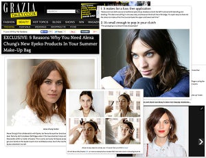 Grazia: 5 Reasons Why You Need Alexa Chung’s New Eyeko Products in Your Summer Make-Up Bag