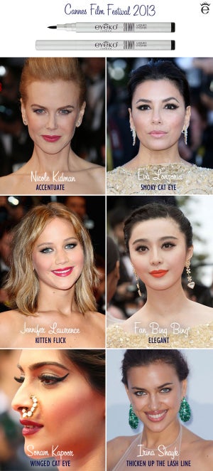 Liquid Eyeliner Looks We Love – Cannes 2013