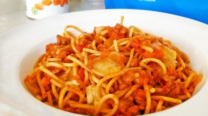 Fitness bolognské špagety