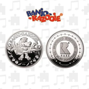 Banjo-Kazooie Collectors Editie limited edition munt: zilveren variant
