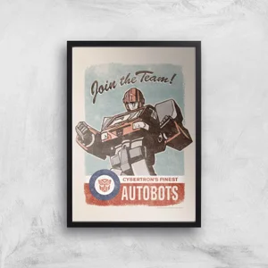 Transformers Join The Team Art Print