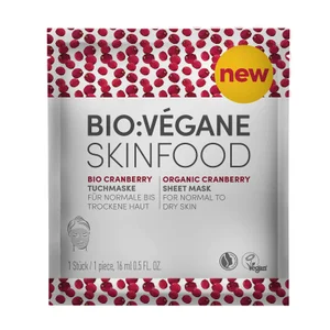 BIO:VÉGANE SKINFOOD Bio Cranberry Tuchmaske