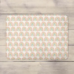 Rainbow Hand Drawn Rainbow Bath Mat
