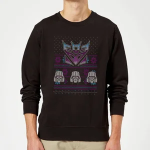 Decepticons Classic Ugly Knit Weihnachtspullover – Schwarz
