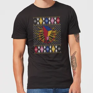 Power Rangers Men's Christmas T-Shirt - Black