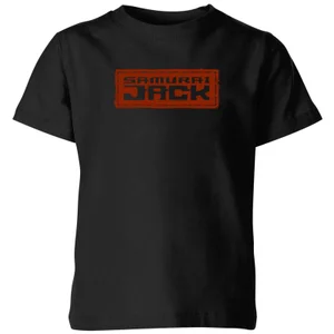 Samurai Jack Classic Logo Kids' T-Shirt - Black