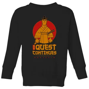 Samurai Jack My Quest Continues Kids' Sweatshirt - Black